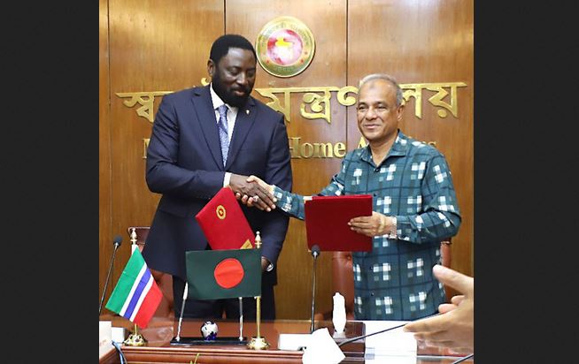 Bangladesh-Gambia sign agreement on visa exemption 
