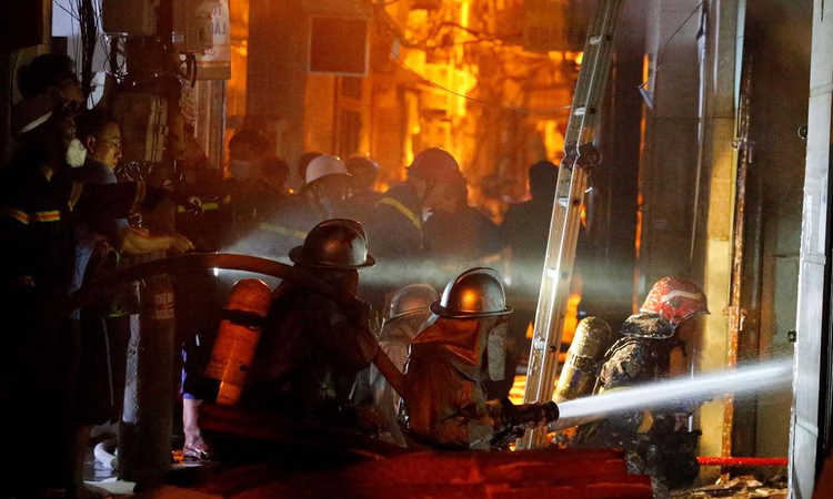 Vietnam court jails eight for Hanoi fire that killed 56