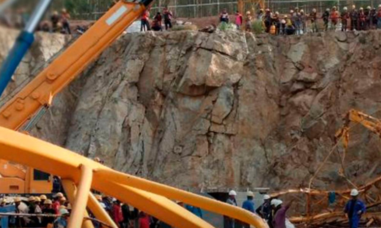 At least 4 killed in Thailand crane collapse: police