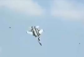 Chinese military jet crashes, pilot safely ejects