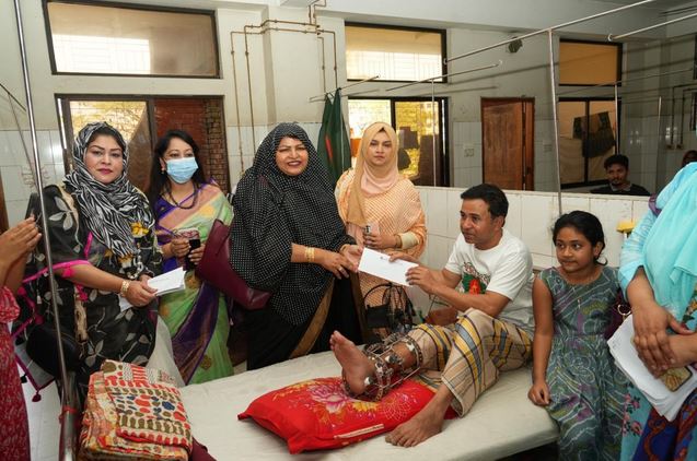PUNAK provides financial aid to July revolution injured