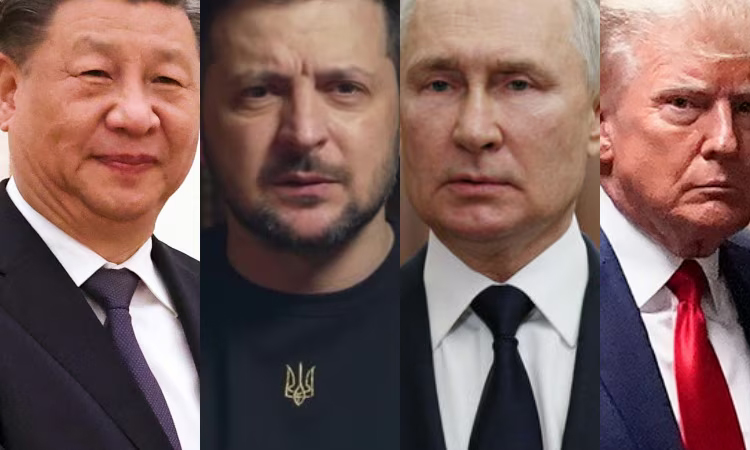 China 'welcomes' efforts towards Ukraine ceasefire after Putin-Trump call