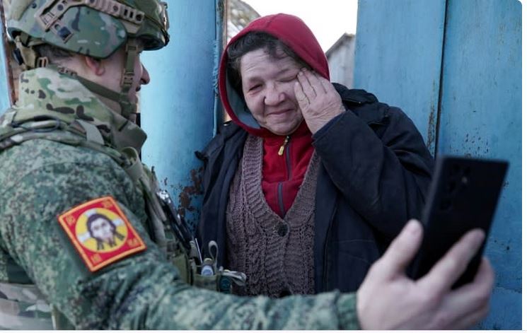 Recaptured village in Russia's Kursk region lies deserted