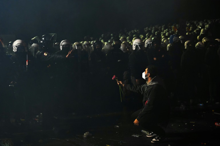Istanbul's Imamoglu spends first night in jail as thousands protest