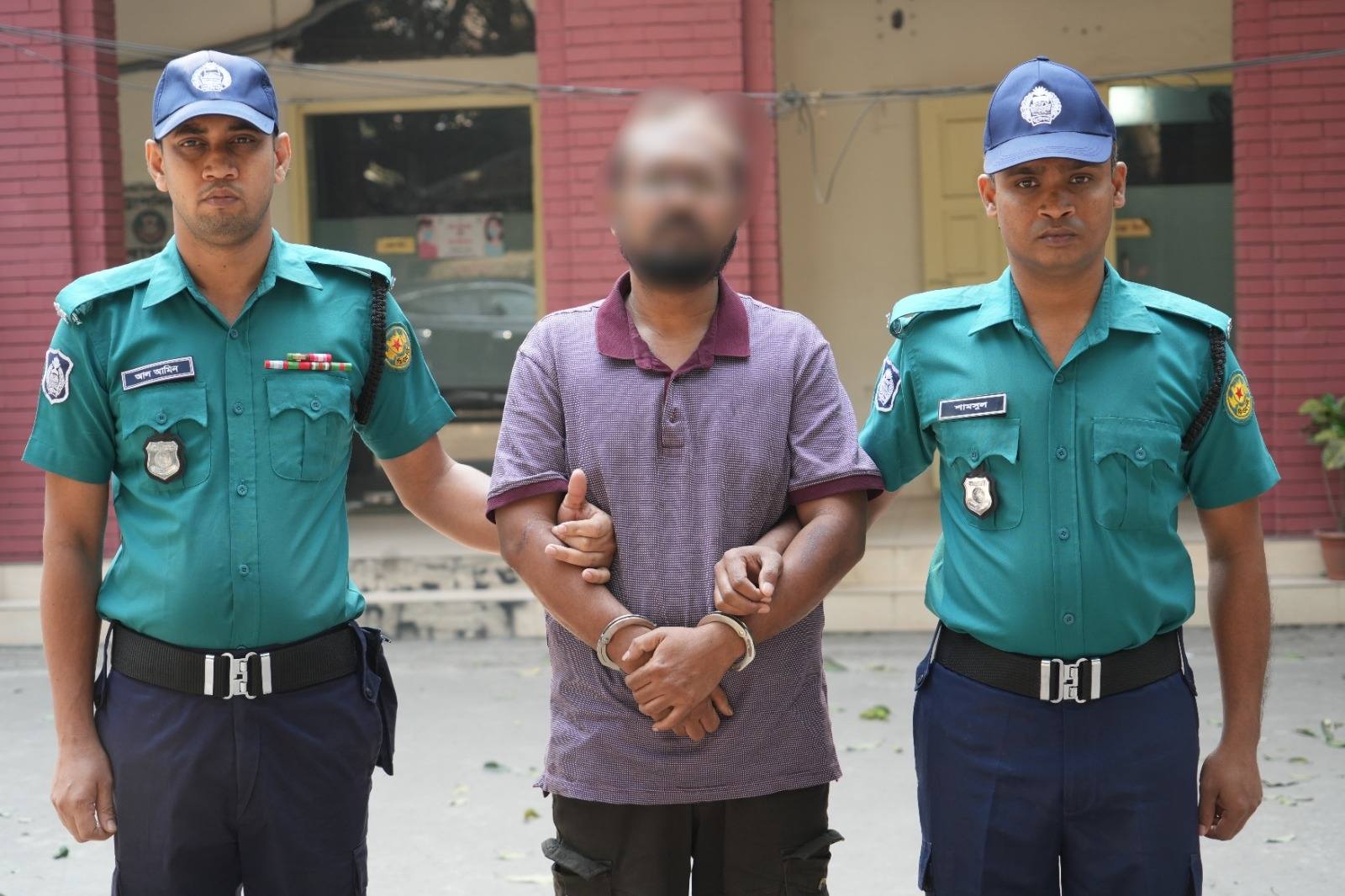 One held with lifted car, pistol in capital 