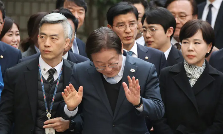 South Korea opposition leader says cleared by court in election law case