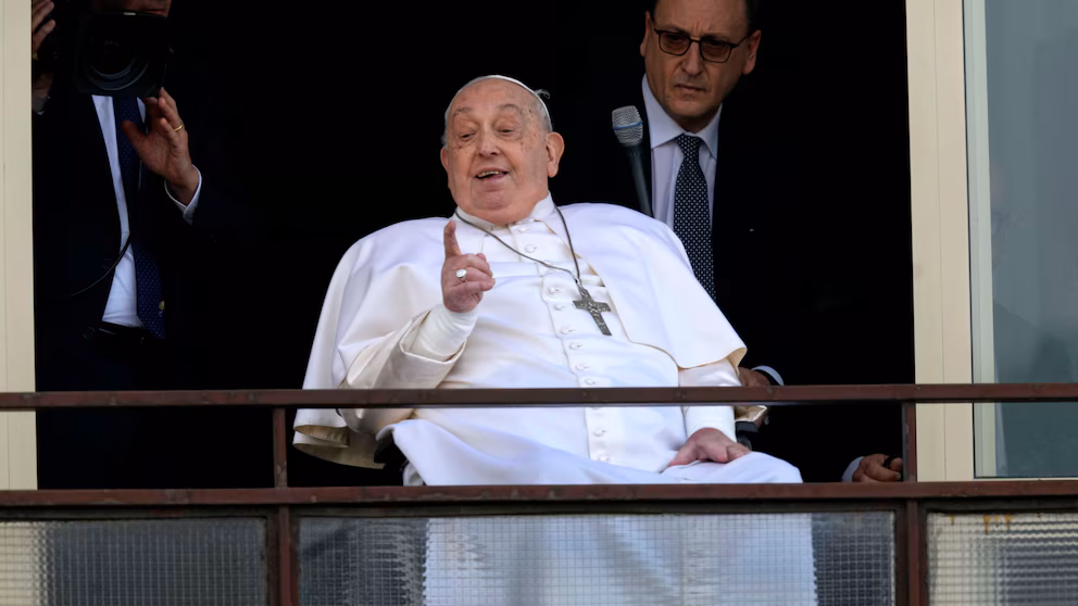 Recovering pope's voice 'stronger', prays for Myanmar quake victims