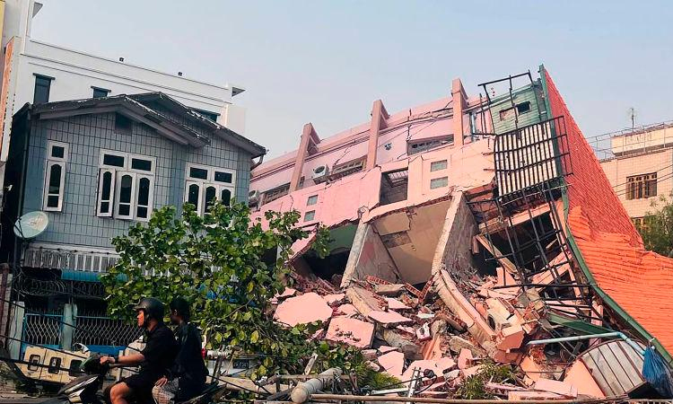 Japan PM sends condolences after Myanmar, Thailand quake