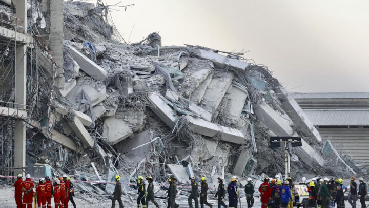 More than 90 feared trapped in quake-hit Myanmar block: Red Cross official