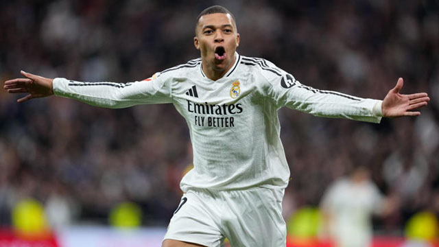 Mbappe fires Real Madrid level with Barca as Atletico bid crumbles