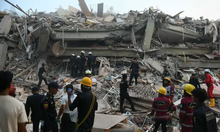 Aftershocks rattle Mandalay as rescuers search for survivors in Myanmar quake