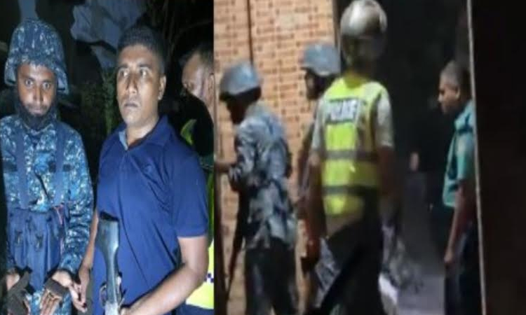 Joint forces arrest 11 terrorists along with arms