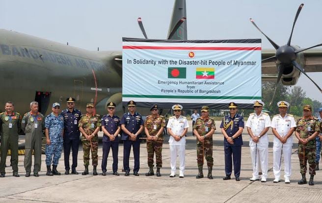 Bangladesh dispatches emergency relief for Myanmar earthquake victims