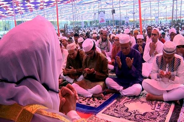 Main Eid congregation held at Rangpur Collectorate Eidgah
