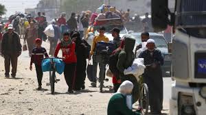 Gazans flee southern city of Rafah after Israel military orders evacuation