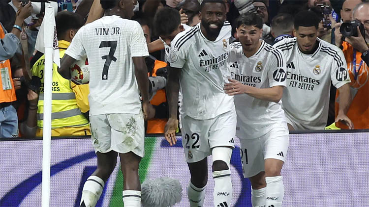 Real Madrid hold Real Sociedad in eight-goal thriller to reach Copa del Rey final