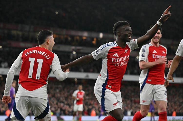 Nottingham Forest beat Man Utd, Saka scores on Arsenal return