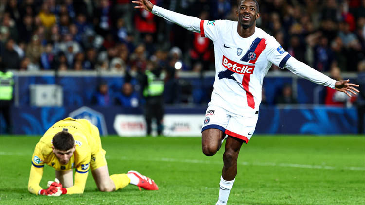 PSG survive scare against Dunkerque to reach French Cup final
