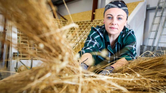 Irish school trains thatchers to save iconic roofs