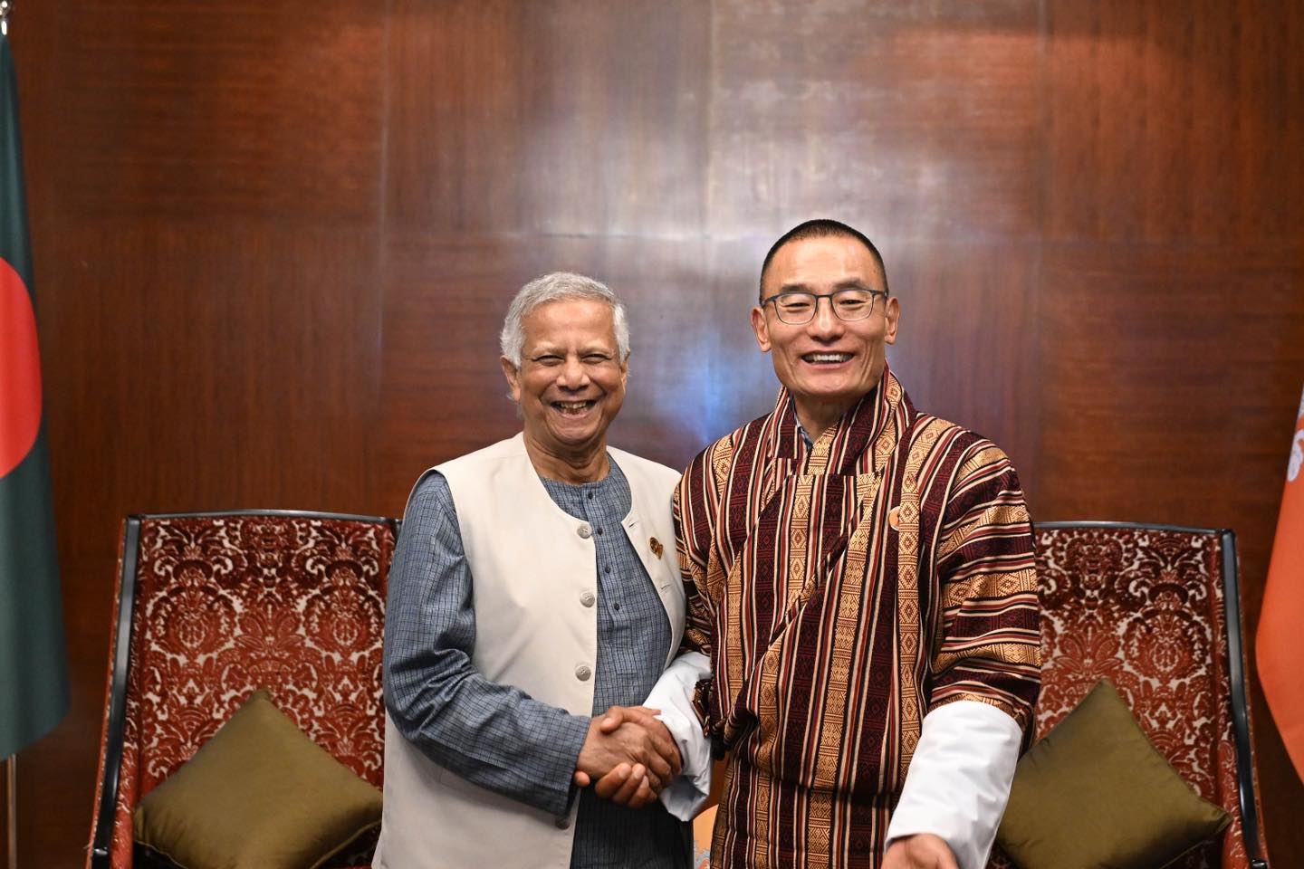 Bhutanese PM seeks dedicated fibre optic internet connection from Bangladesh