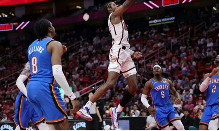Green, Sengun lift Rockets over Thunder as Celtics clinch record