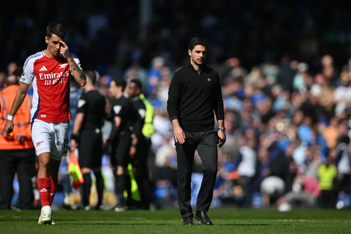 Arsenal draw at Everton to edge Liverpool closer to Premier League title