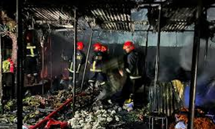 Fire at Shahbagh flower shop under control