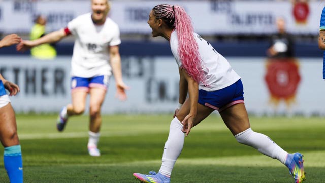 Rodman on target as USA beat Brazil in Olympic rematch