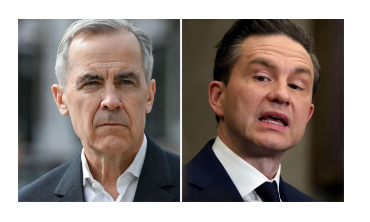 Canada's Carney, Poilievre face off nationally and locally