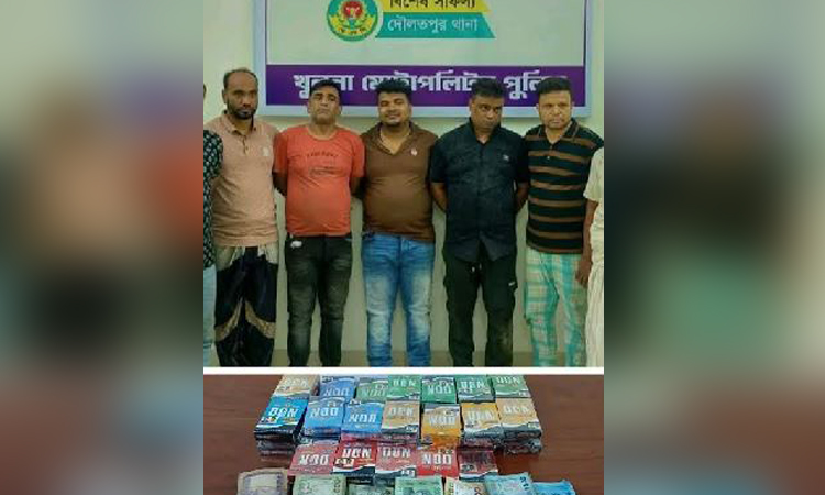 7 members of gambling gang held in Khulna