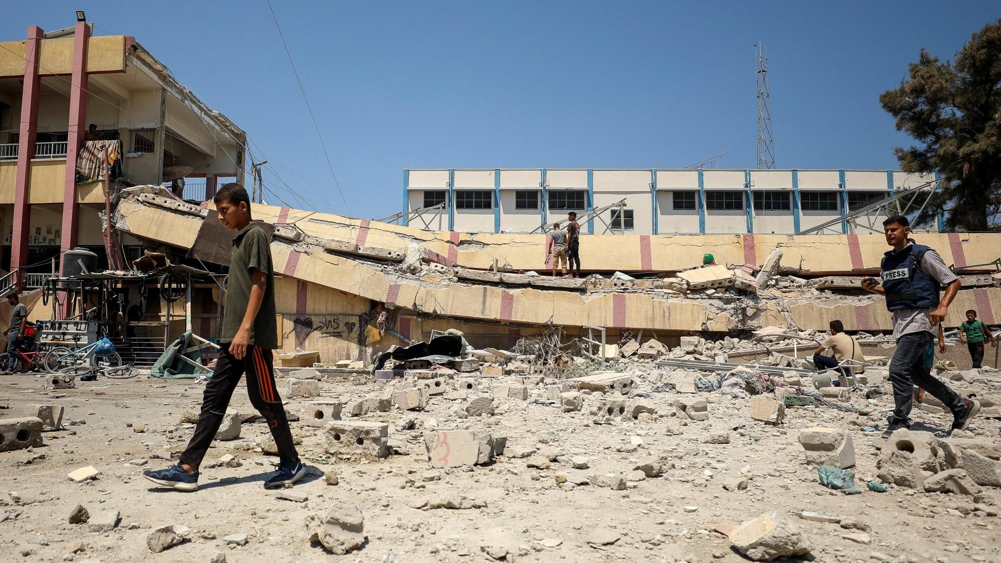 Gaza rescuers say Israeli strikes kill at least 12