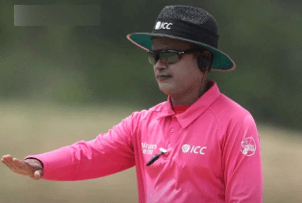 Umpire Gazi Sohel falls in BKSP before DPL match