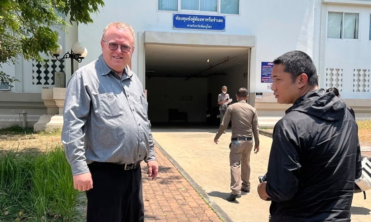 US academic facing Thai royal defamation charge released on bail