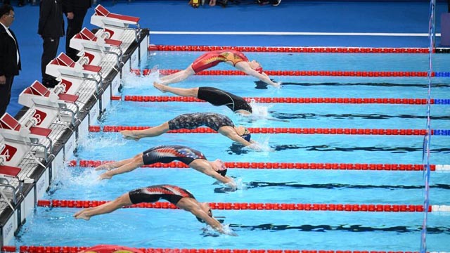 Swimmers get medal boost with new events added for 2028 Olympics