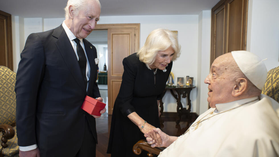 Vatican releases image of Charles, Camilla meeting pope