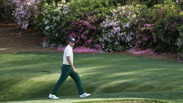 Aberg closes strong at 'sneaky hard' Augusta National