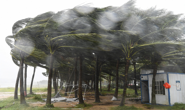 Hundreds of flights cancelled as strong winds sweep northern China