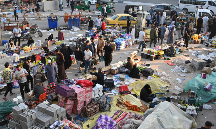 Iraqi markets a haven for pedlars escaping Iran's economic woes