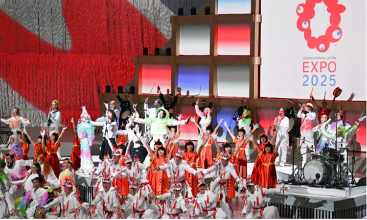Japan PM warns of divided world at futuristic World Expo opening ceremony