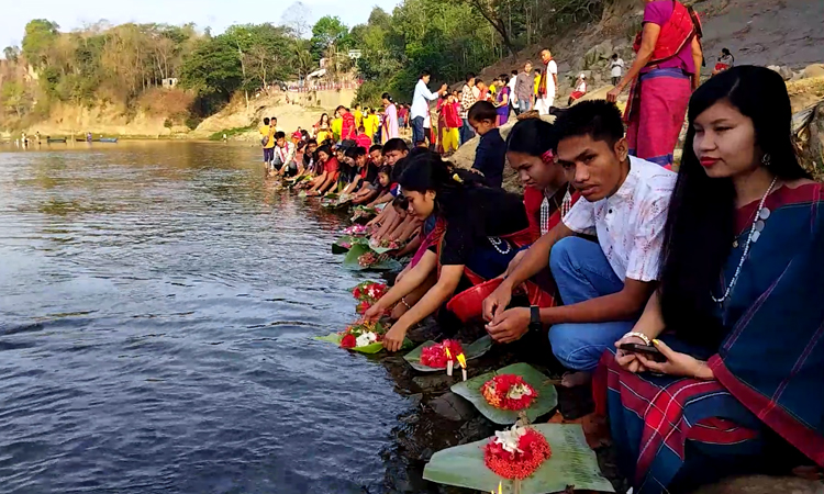 3-day Biju-Bisu festival begins with floral offerings in Sangu River