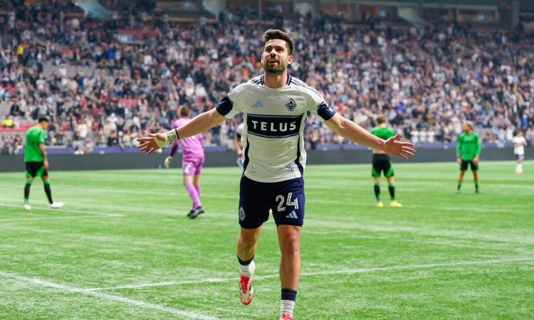 White's fab four as Vancouver thrash Austin in MLS