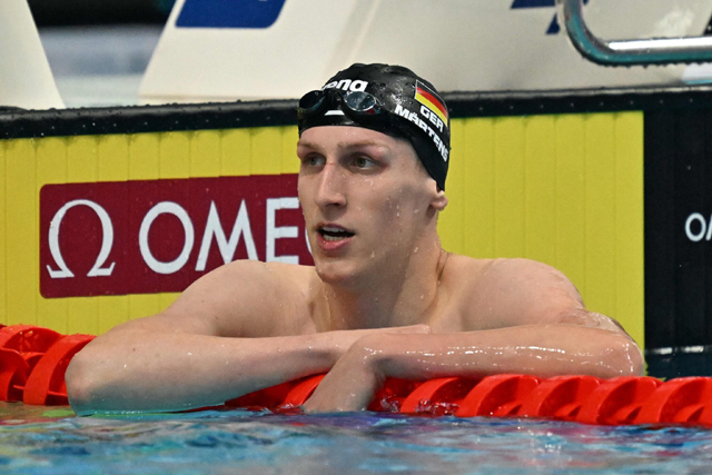 Germany's Maertens breaks men's 400m freestyle world record