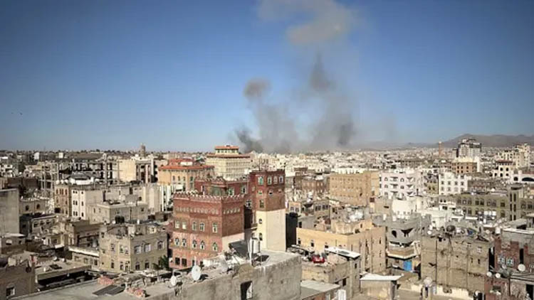 Yemen's Huthis say seven killed in US strikes west of Sanaa