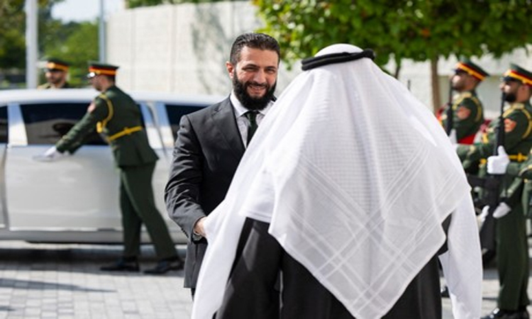 Syria president visiting Qatar for first time since Assad fall: minister