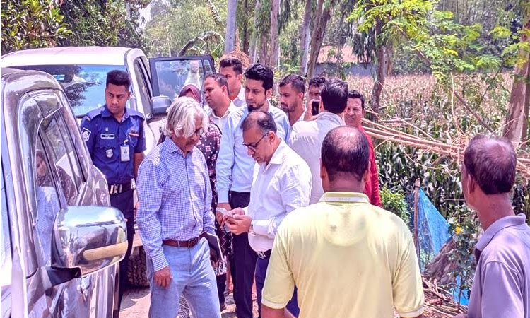 Teesta char area inspected for construction site of Chinese-funded hospital