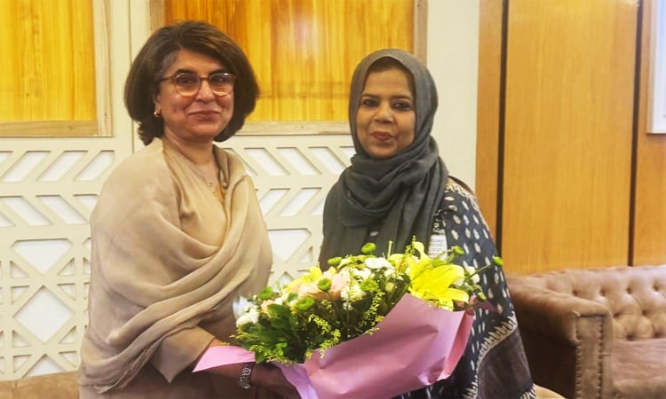 Pakistan's foreign secretary arrives for FOC