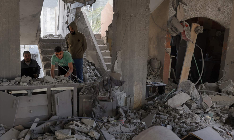 Gaza rescuers say 16 killed in Israeli strike on tents of displaced people