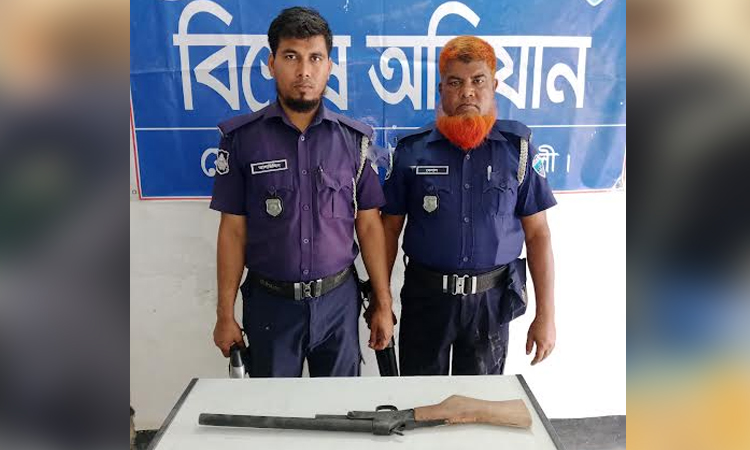 Tear gas gun recovered in Noakhali