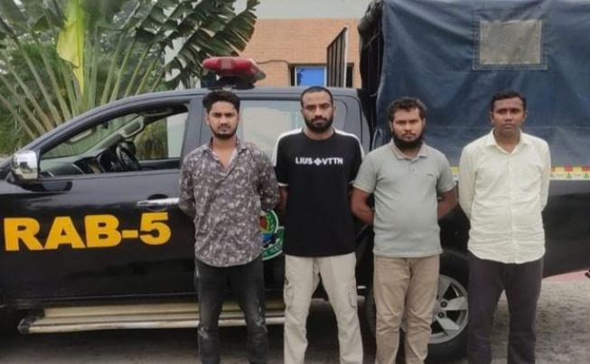 RAB rescued a kidnapped madrasha teacher in Rajshahi