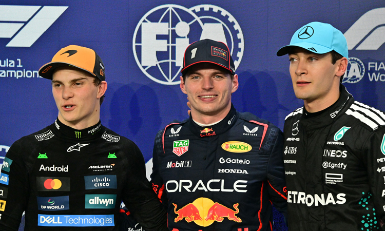 Verstappen sets lap record to edge Piastri for Jeddah pole